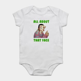 Pizza Face All About That Face Shirt - All That, Nickelodeon, The Splat Baby Bodysuit